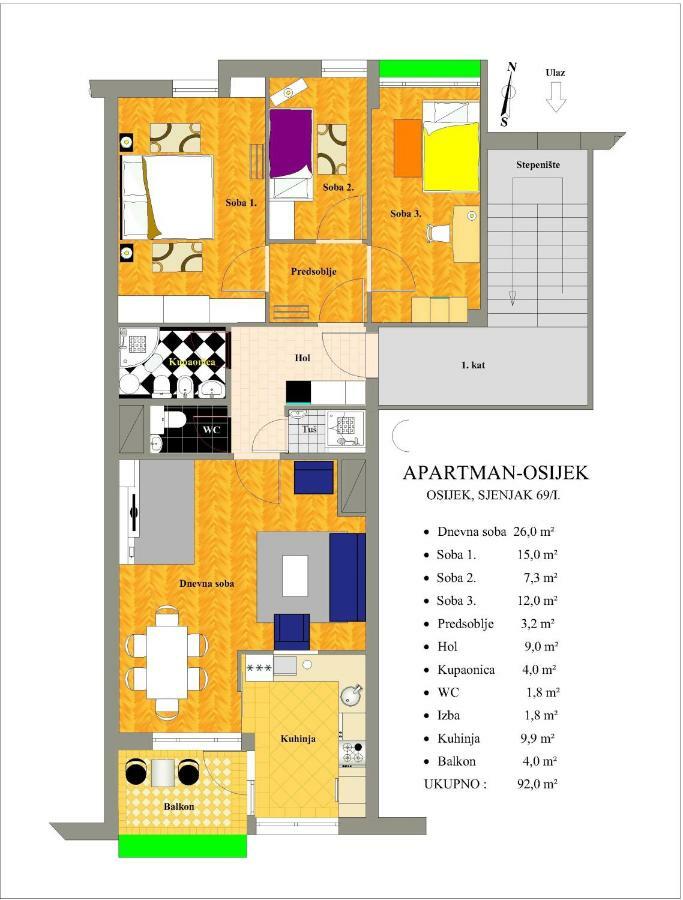 Apartman Ossero Esterno foto